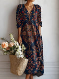 Emma Everyday Comfort | Vestido midi estampado