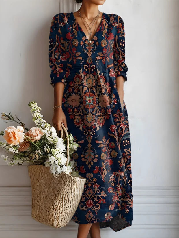 Emma Everyday Comfort | Vestido midi estampado