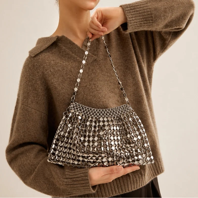 Destello | Bolso espejado de discos