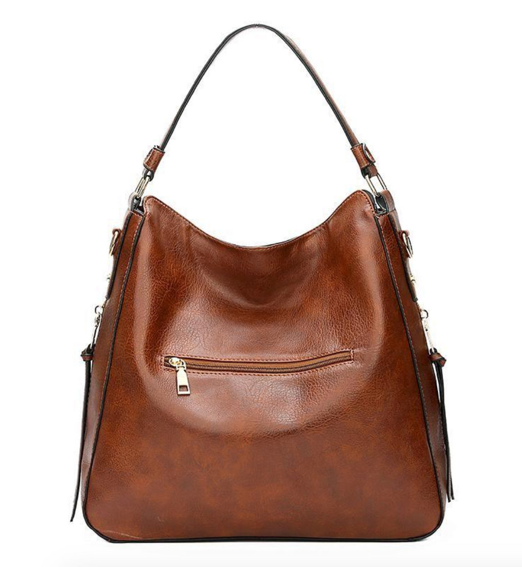 Habana | Bolso hobo de piel con cartera a juego
