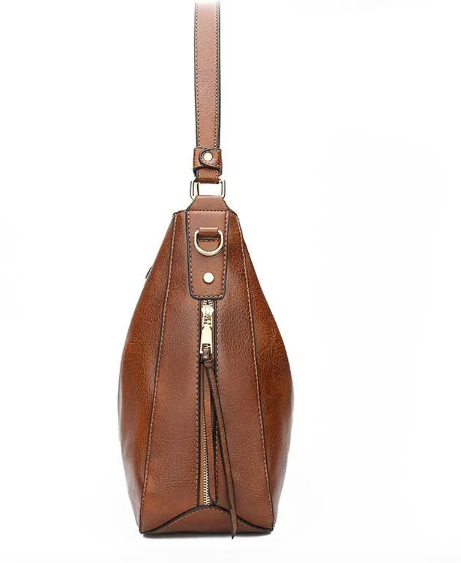 Habana | Bolso hobo de piel con cartera a juego