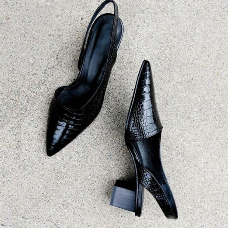 Leonor | Zapatos de tacón de punta afilada