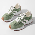 Nova | Zapatillas retro con plataforma en ante verde