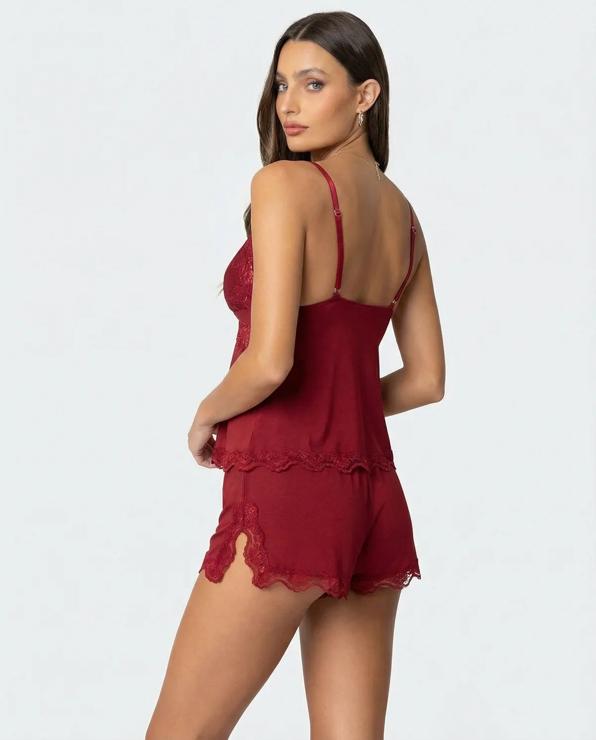 Rosalía | Conjunto de pijama de encaje